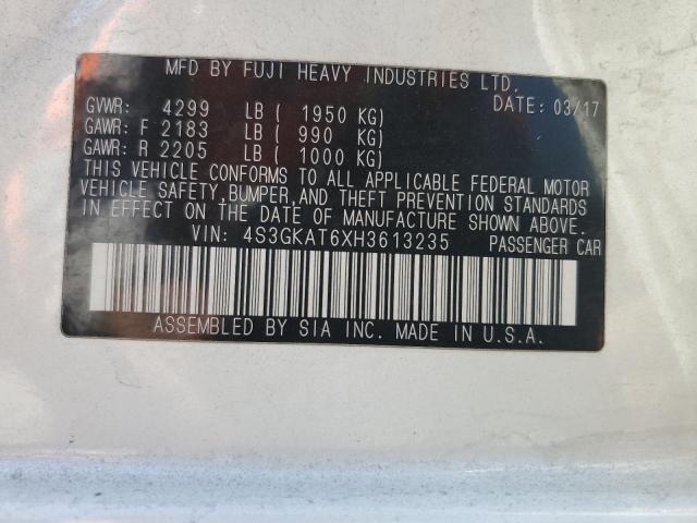 2017 SUBARU IMPREZA LI - 4S3GKAT6XH3613235