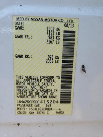 VIN 1N4AZ0CP0DC415204 2013 Nissan Leaf, S no.12