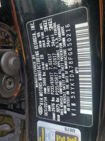 2015 KIA SORENTO LX - 5XYKTDA78FG650216