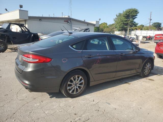 FORD FUSION S 2017 gray sedan 4d gas 3FA6P0G75HR162507 photo #4