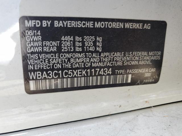 VIN WBA3C1C5XEK117434 2014 BMW 3 Series, 328 I Sulev no.12