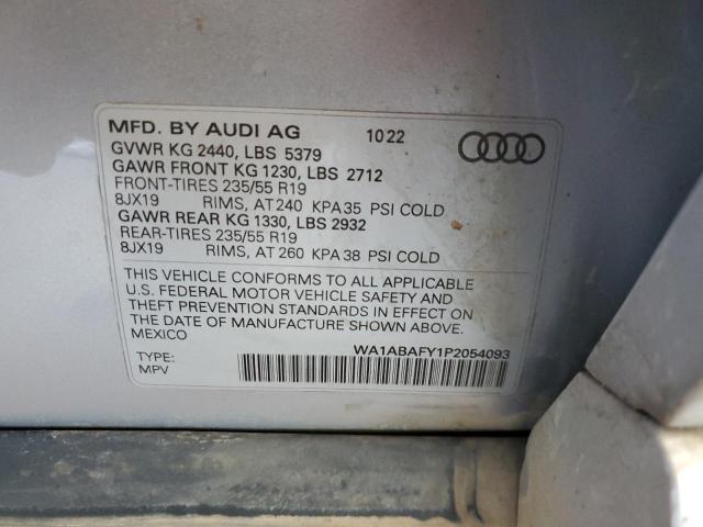 VIN WA1ABAFY1P2054093 2023 AUDI Q5 no.13