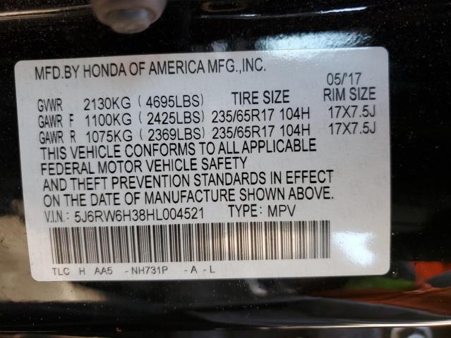 2017 HONDA CR-V LX - 5J6RW6H38HL004521