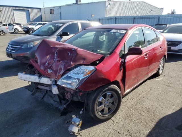 TOYOTA PRIUS 2008 red  hybrid engine JTDKB20U283437784 photo #1