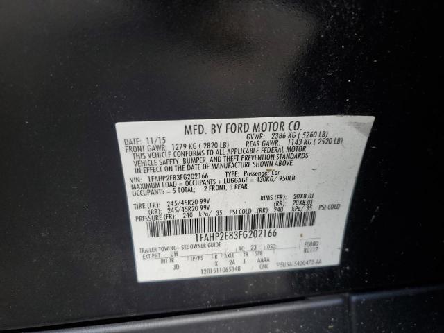 2015 FORD TAURUS SEL - 1FAHP2E83FG202166