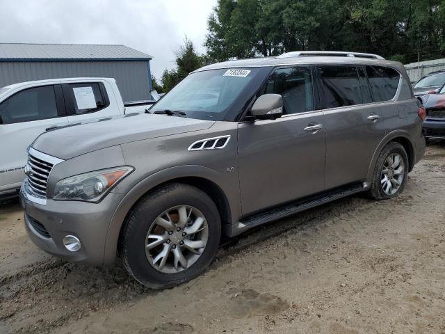 INFINITI QX80 2014 tan 4dr spor gas JN8AZ2NF3E9553509 photo #1