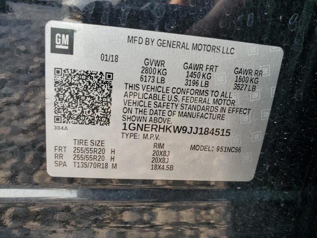 2018 CHEVROLET TRAVERSE L - 1GNERHKW9JJ184515
