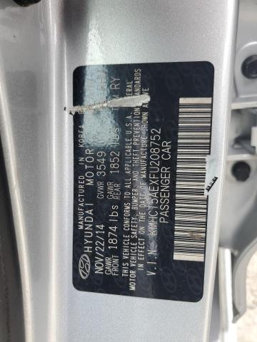 2015 HYUNDAI ACCENT GS KMHCT5AEXFU208752