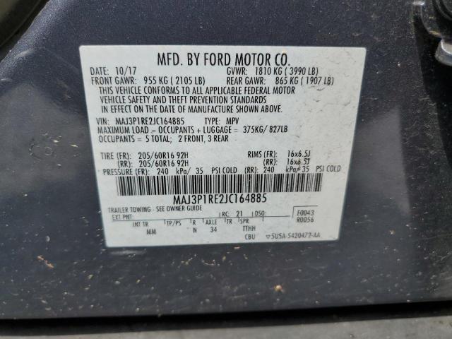 2018 FORD ECOSPORT S - MAJ3P1RE2JC164885
