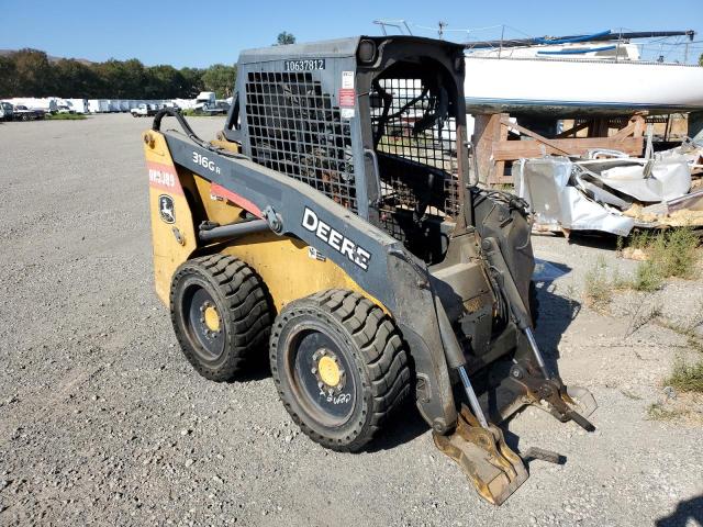 JOHN DEERE TRACTOR 2017 yellow   1T0316GATHJ308380 photo #1