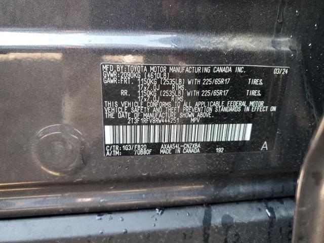 2024 TOYOTA RAV4 LE - 2T3F1RFV8RW444251