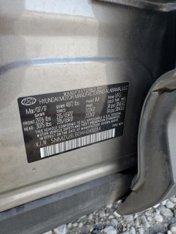2017 HYUNDAI SANTA FE S - 5NMZU3LB0HH048054