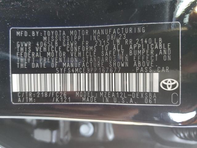 2023 TOYOTA COROLLA SE - 5YFS4MCE9PP167677