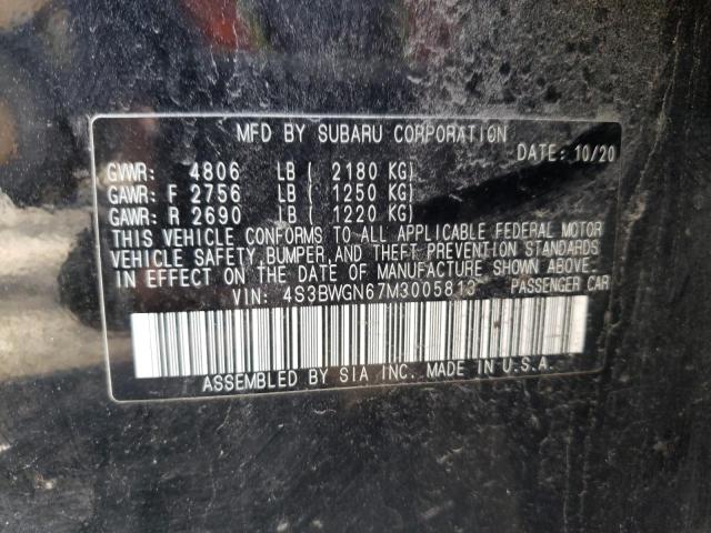 2021 SUBARU LEGACY LIM - 4S3BWGN67M3005813