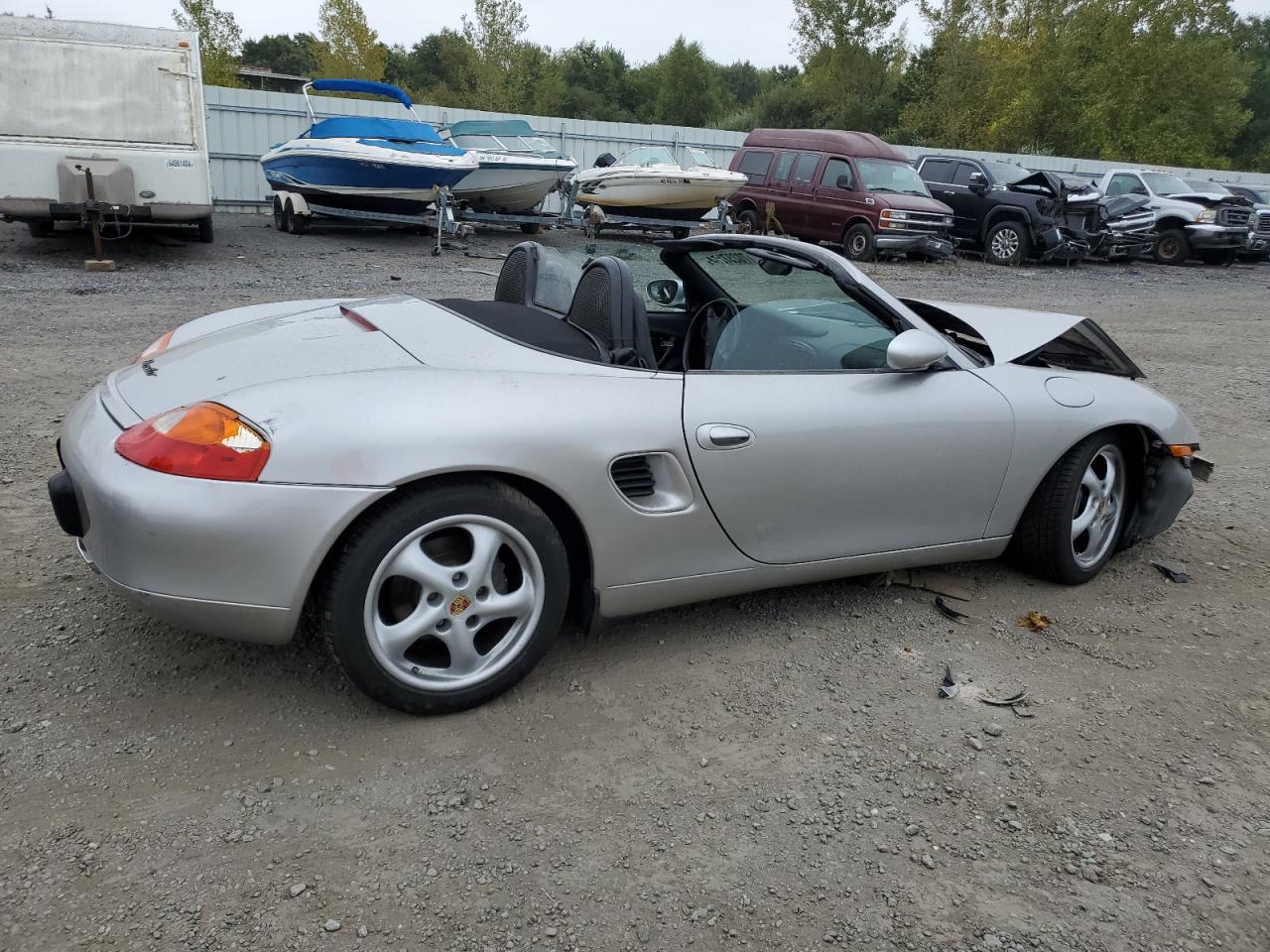 PORSCHE BOXSTER 1998 silver converti gas WP0CA2983WU620454 photo #4