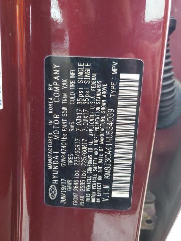 2017 HYUNDAI TUCSON LIM - KM8J3CA41HU534039