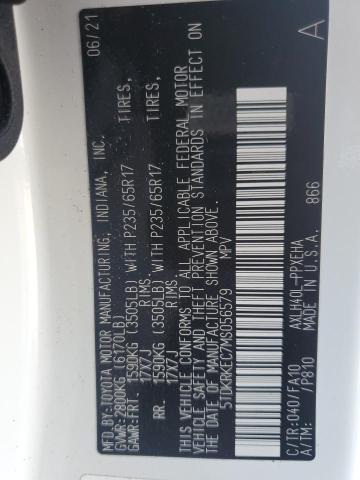 2021 TOYOTA SIENNA LE - 5TDKRKEC7MS056579