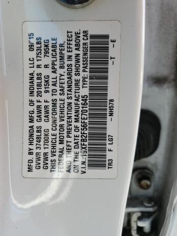 2015 HONDA CIVIC LX - 19XFB2F56FE701645