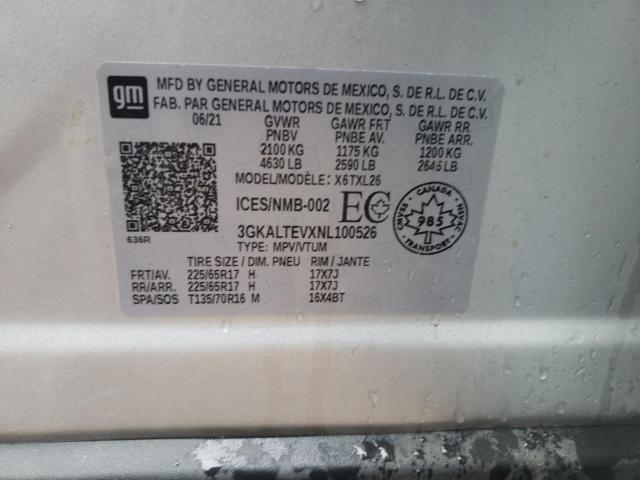 2022 GMC TERRAIN SL - 3GKALTEVXNL100526