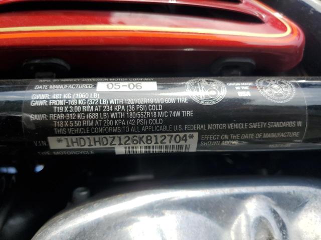 2006 HARLEY-DAVIDSON VRSCD 1HD1HDZ126K812704