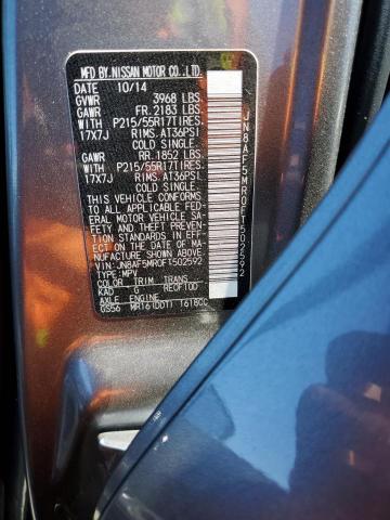 2015 NISSAN JUKE S - JN8AF5MR0FT502592