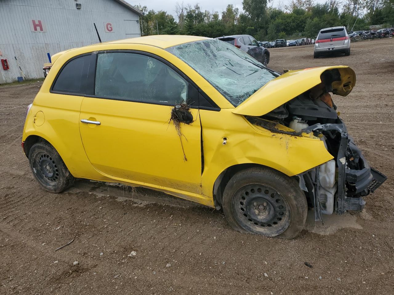 Lot #3030523491 2015 FIAT 500 POP