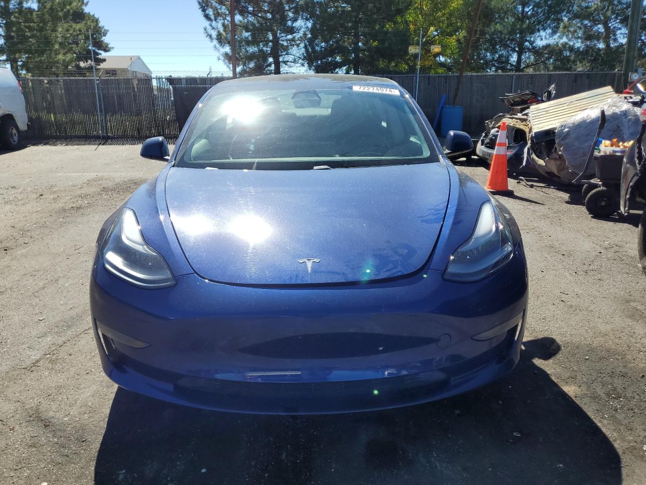 Lot #2907608665 2021 TESLA MODEL 3