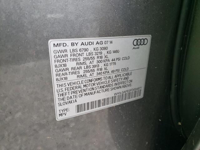 VIN WA1LGAFE0FD004871 2015 Audi Q7, Premium Plus no.13