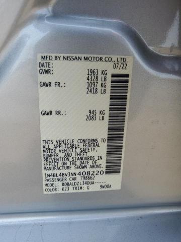 2022 NISSAN ALTIMA S 1N4BL4BV3NN408220  71753934