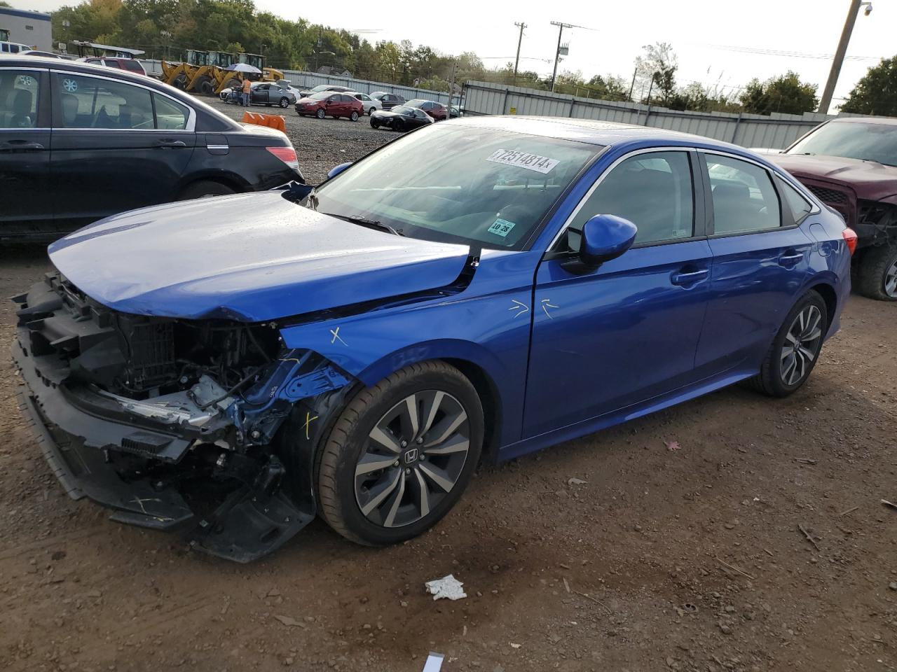 Lot #2912073633 2024 HONDA CIVIC EX