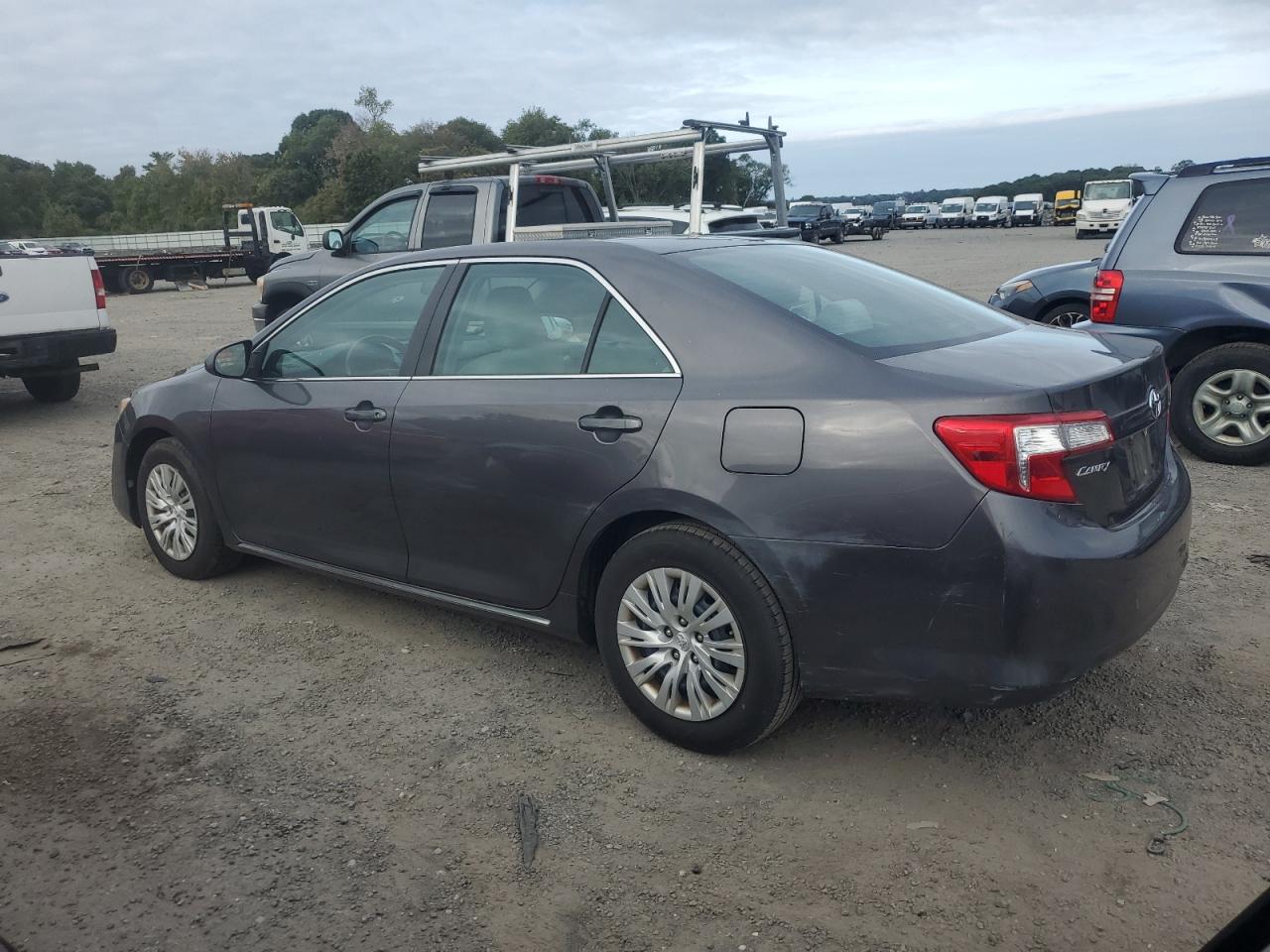 TOYOTA CAMRY L 2014 charcoal  gas 4T4BF1FK1ER365651 photo #3