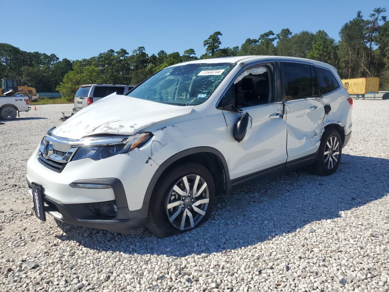 Lot #2926217442 2021 HONDA PILOT EXL