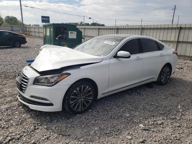 GENESIS G80 BASE 2017 white  gas KMHGN4JE8HU172472 photo #1