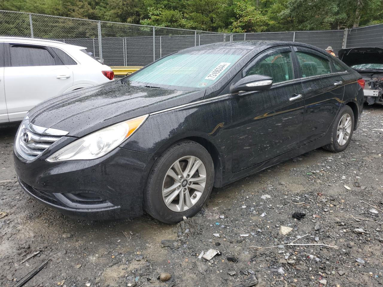 Lot #3020623971 2014 HYUNDAI SONATA GLS