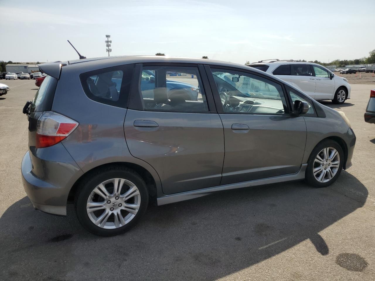 HONDA FIT SPORT 2011 black  gas JHMGE8H62BC012206 photo #4