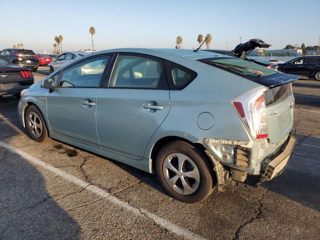 TOYOTA PRIUS 2015 teal  hybrid engine JTDKN3DU0F1896473 photo #3