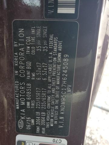 2017 KIA SEDONA LX - KNDMB5C17H6245089