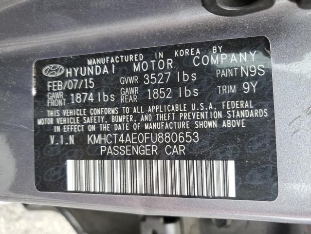 2015 HYUNDAI ACCENT GLS - KMHCT4AE0FU880653