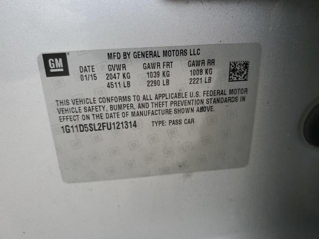 2015 CHEVROLET MALIBU 2LT 1G11D5SL2FU121314