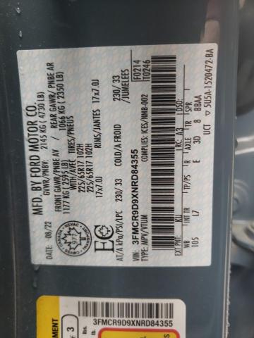 2022 FORD BRONCO SPO - 3FMCR9D9XNRD84355