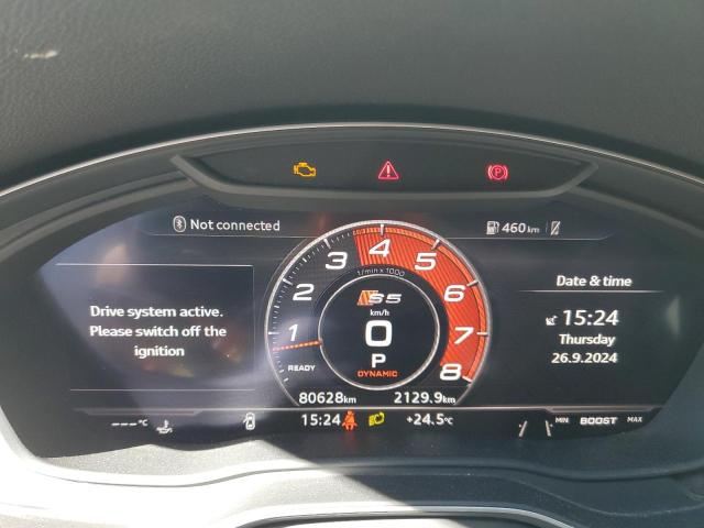2018 AUDI S5 PRESTIG WAUC4CF50JA065638