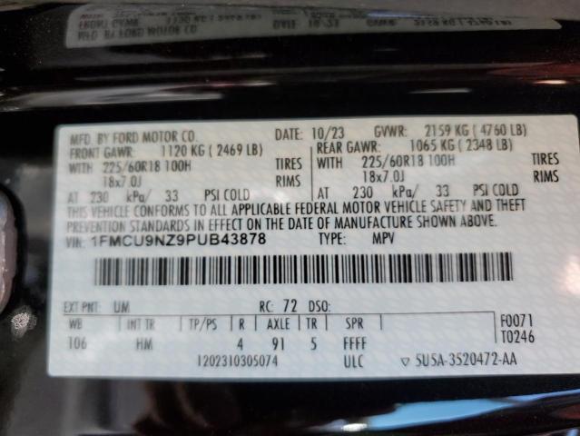 2023 FORD ESCAPE ST - 1FMCU9NZ9PUB43878