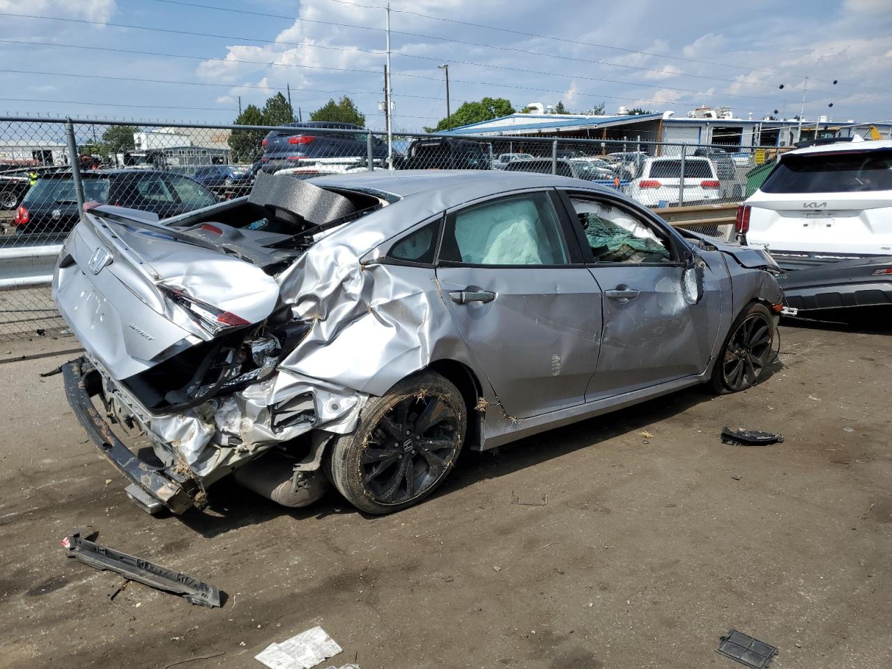 Lot #2928867681 2021 HONDA CIVIC SPOR