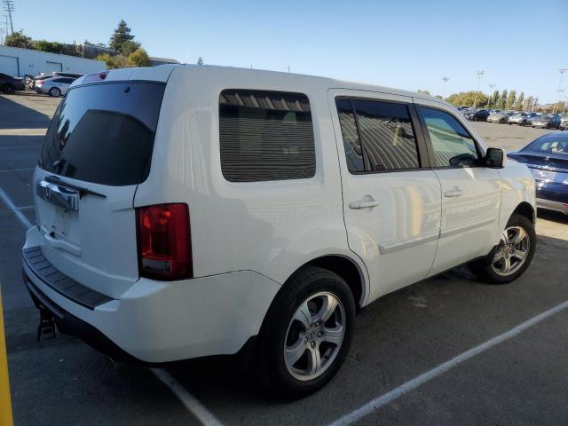 HONDA PILOT EXLN 2013 white  gas 5FNYF3H74DB033692 photo #4