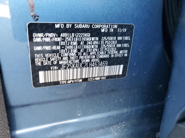 2020 SUBARU FORESTER L - JF2SKAUC2LH463469