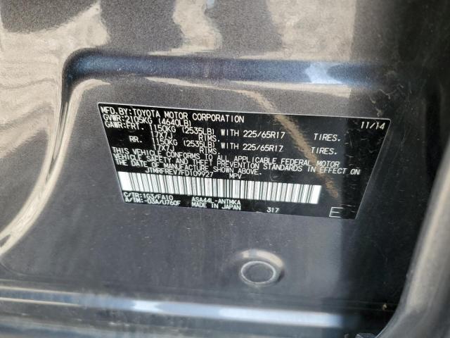 2015 TOYOTA RAV4 XLE - JTMRFREV7FD109927