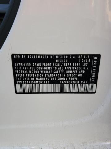 2016 VOLKSWAGEN JETTA S - 3VW267AJ9GM261686