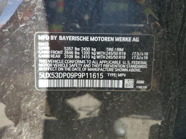 2023 BMW X3 XDRIVE3 - 5UX53DP09P9P11615