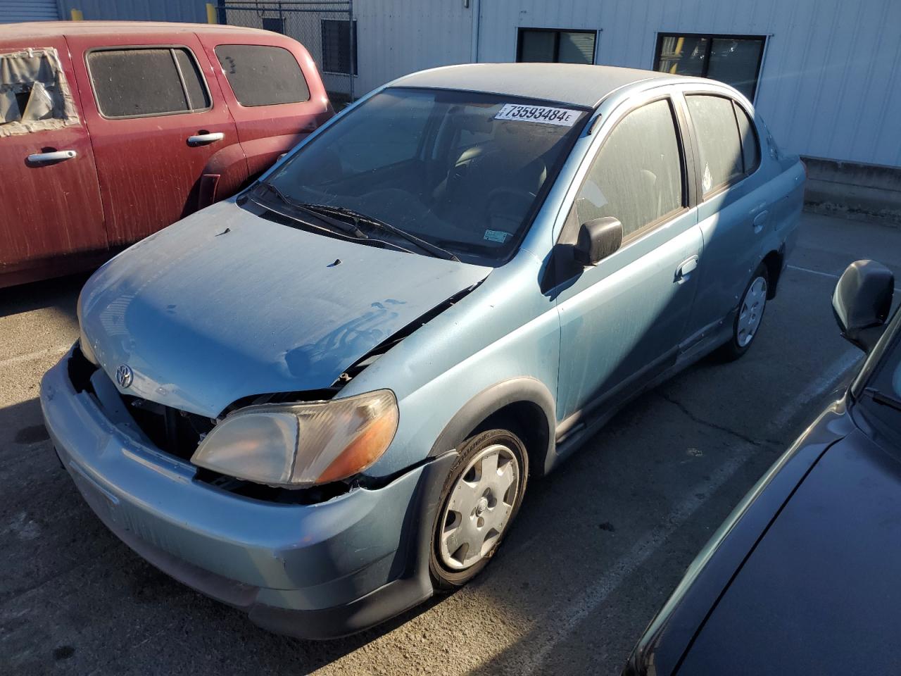 TOYOTA ECHO 2001 teal  gas JTDBT123510173933 photo #1