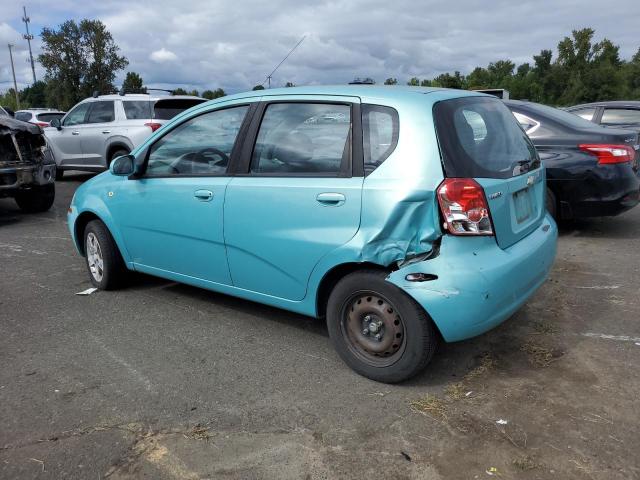 CHEVROLET AVEO BASE 2005 blue  gas KL1TD62625B319442 photo #3